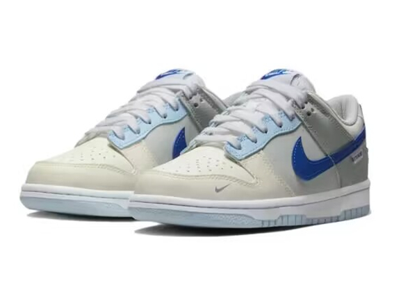 Men's Dunk Low Cream Royal Shoes 0265 Men's Dunk Low Cream Royal Shoes 0265